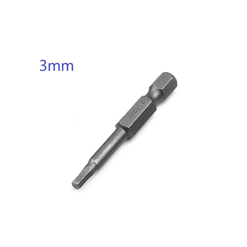 50mm Magnetic Hexagon Screwdriver Bit Alloy Steel 1/4" Hex Shank Screwdriver Screw Driver Impact-Driver Drill Hand Tools