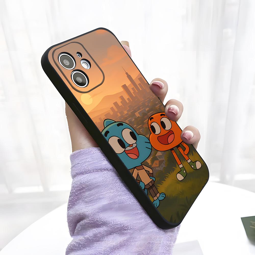 G-Gumball And Darwin Phone Case For IPhone 17 Pro Max 15 Pro 16 14 Plus 12 13 Mini 11 Pro Shockproof Soft Cover