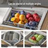 Expandable Stainless Steel Kitchen Sink Drainer Rack