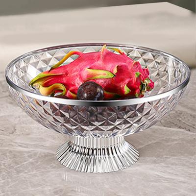 Obstschalen für die Küche, große Kapazität, Kunststoff, Trockenobstteller, Snacks, Süßigkeiten, Serviertablett mit Drainagegeschirr