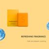 Persimmon Fresh Bath Soap Formula Gently Cleanses the Skin and Leaves Fragrance and Refreshing Household Daily Care Soap 100g