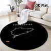Round Area Rug Carpet Rug For Living Room Bedroom Sofa Playroom Decor Nonslip Floor Mat