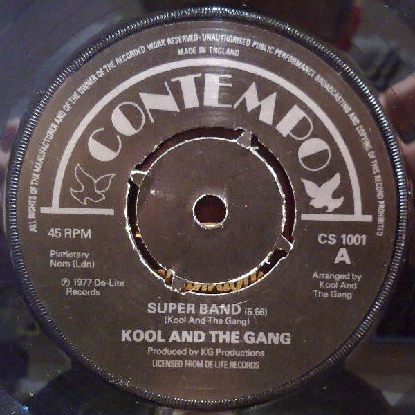 

7inch Record KOOL & THE GANG - Super Band CS1001 Contempo 1977 UK Soul/Funk Used