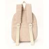 Cute Bear Corduroy Backpack For Elementary School Students Fashionable Casual Backpack Cartoon Plush Bag