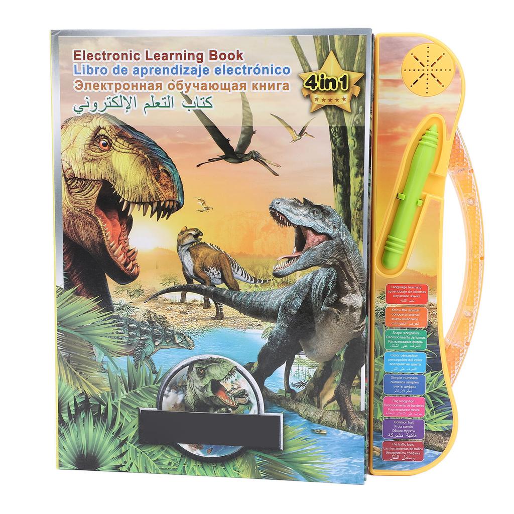 Electronic Learning Book Cartoon Pattern Interactive Sound Book for Baby Over 3 Ages Gift