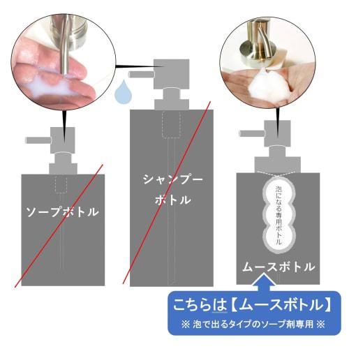 Senko Clear Rose Mousse Bottle for Foam, Light Blue, 42915