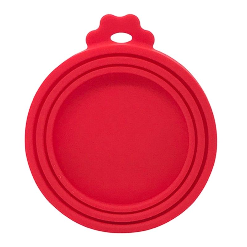 Reusable 3-in-1 Pet Food Can Silicone Cover Dogs Cats Storage Tin Can Lid Seal Cover Pet Food Storage Moisture-proof Lid