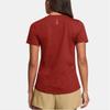 Under Armour Launch Solid Round Neck Short Sleeve Regular T-Shirt Women T-Shirts Terracotta-Red 1383365-840