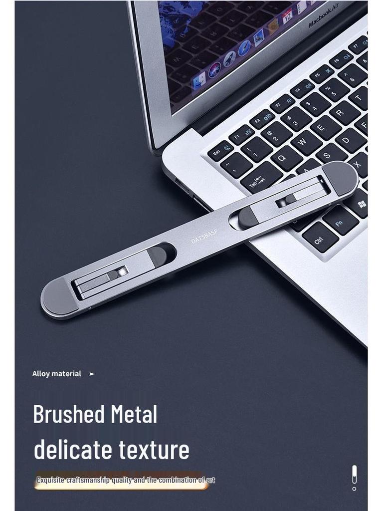 Aluminum Alloy Laptop Stand & Heat Dissipation Bracket for Apple MacBook