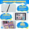 Card Album 4 Compartments, 400 Slots, with Handle, YOUKUKE Trading Card Binder