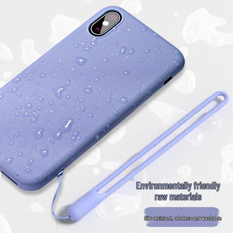 Silicone Wrist Strap Lanyard for Mobile Phones - Anti-lost Silicone Chain Phone Case Attachment.