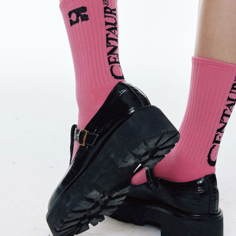 

CENTAUR.KR CENTAUR CREW SOCKS_PINK FREE