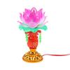 1Pc Led Lotus Buddhist Lamp Buddhism Faith Suppy Buddhism Prayer Lights For Home Meditation Worship Buddhism Temple
