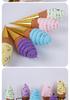 PVC Chocolate Chip Ice Cream Model 20CM - Large Fake Cone Display for Decoration and Photography