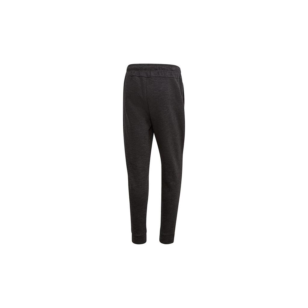 Adidas Knitted Sweatpants Men's Black Moderate Cuffed Pants DU1148
