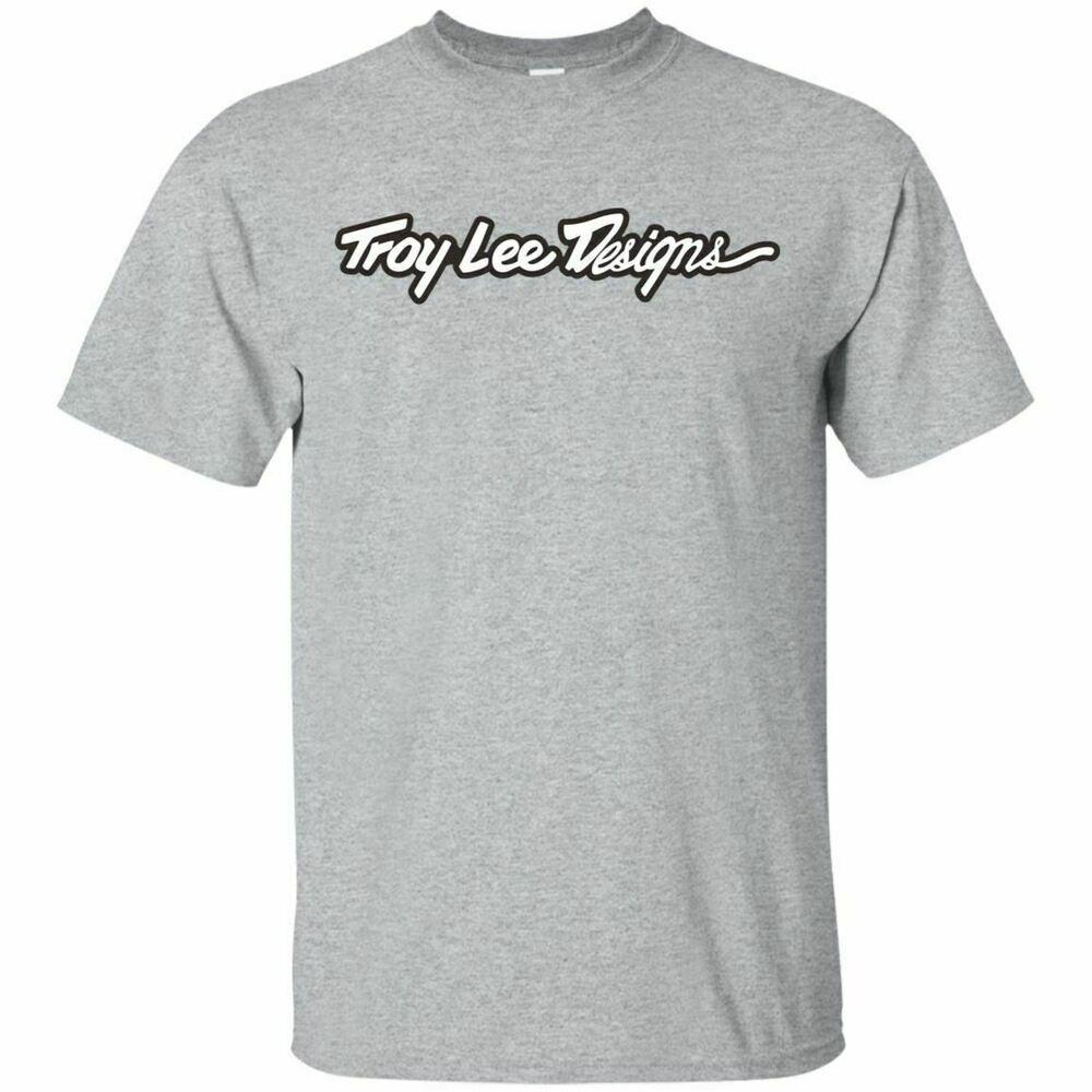 

Troy Lee Designs 2019 Logo Unisex T-Shirt Teal Gray Ash Clothes Birthday