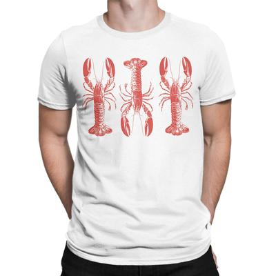 Unisex Unisexs Tshirt Lobster Lovers Club Funny Cotton Tee Shirt Short Sleeve T Shirts Crew Neck Clothes Big Size
