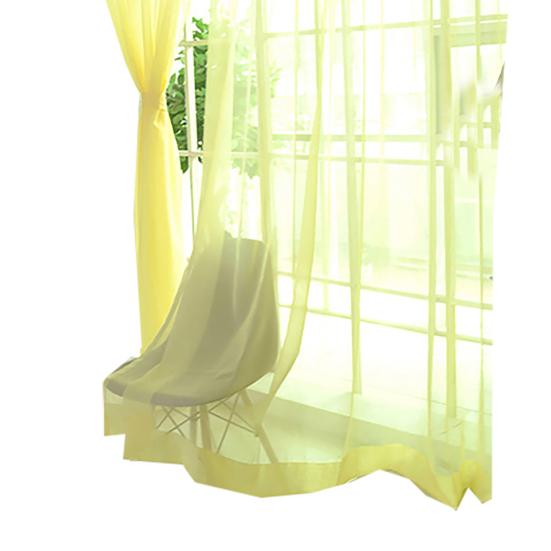 Lightweight Gauzy Valances Door Window Curtain Drape Sheer Home Wedding