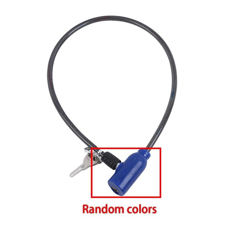 Multi-purpose Bicycle Lock Exquisite Steel Cable Lock Outdoor Bike Anti-theft Lock Mountain Bike Wire Lock Accessories Security