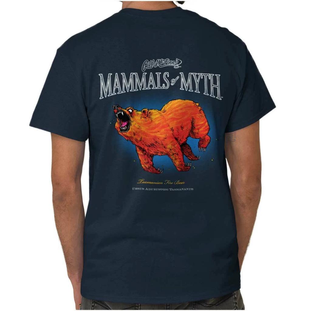 Gill McFinns Cartoon Mythical Fish Mammals Crewneck T Shirt Tee Men or Women