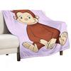 Monkey Curious George Throw Blanket Single Sofa Quilt Vintage Sofas Blankets