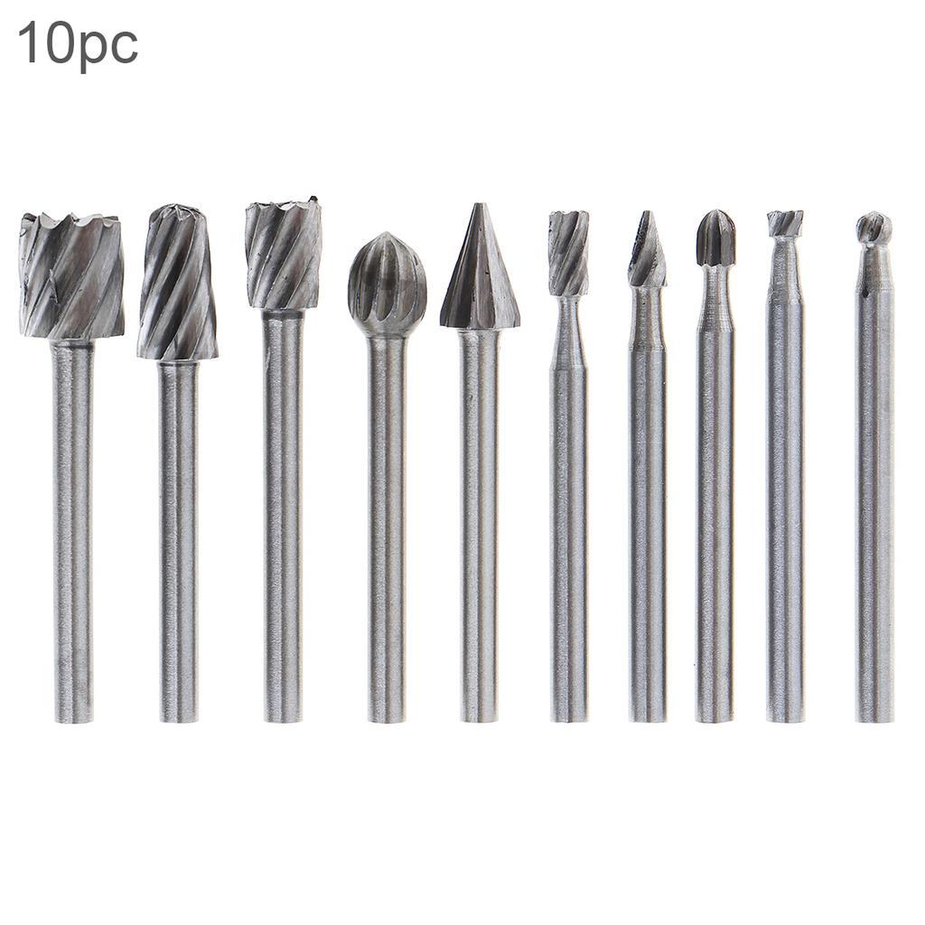 1/8" Tungsten Carbide Cutter Rotary Burr 10pcs Coarse Engraving Bit 6mm 3mm UK 1/8" Tungsten Carbide Cutter Rotary Burr 10pcs Coarse Engraving Bit 6mm 3mm UK