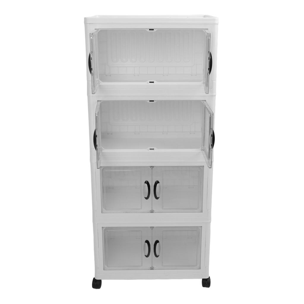 Dulap de depozitare pliabil cu roata Carucior pliabil pentru containere stivuitoare Organizator pt