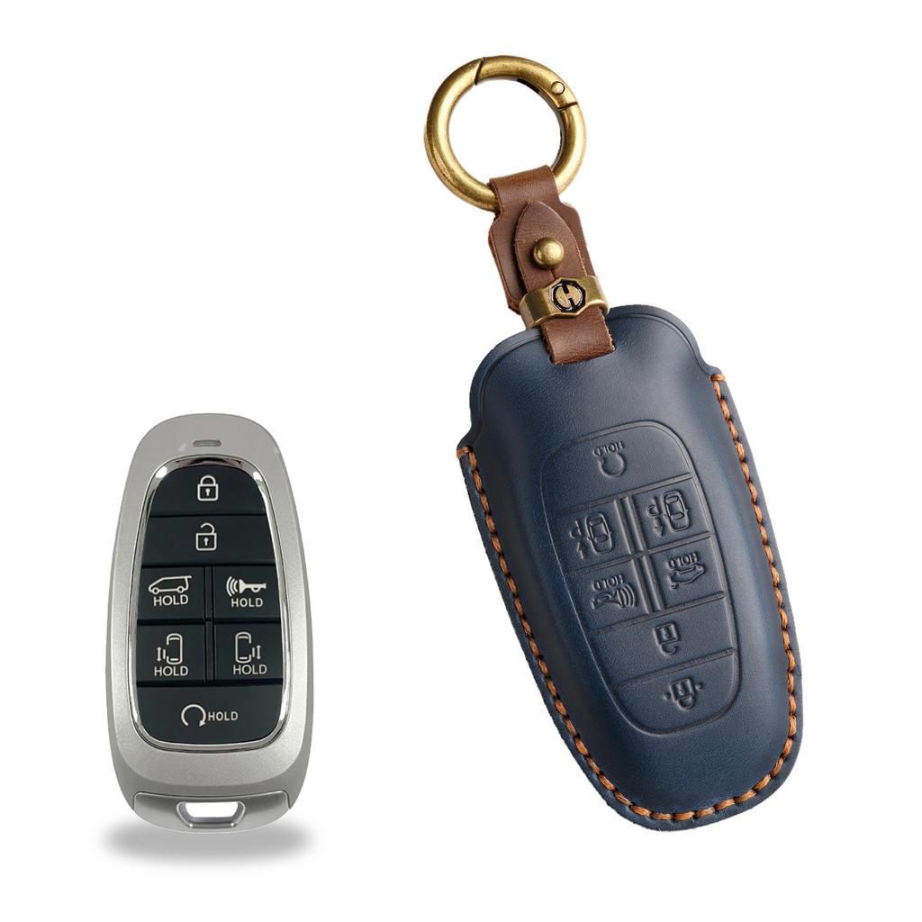 Car Key Case Suitable For Modern Car Key Case Staria/Sonata Sonata Leather Protective Case Buckle