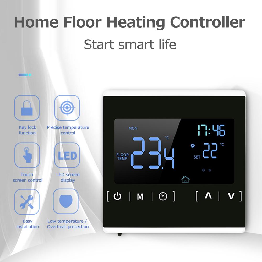 Thermostat MH 1822D WIFI Home Floor Heating LCD Intelligent Automatic Digital Display 6 Modes Constant Temperature