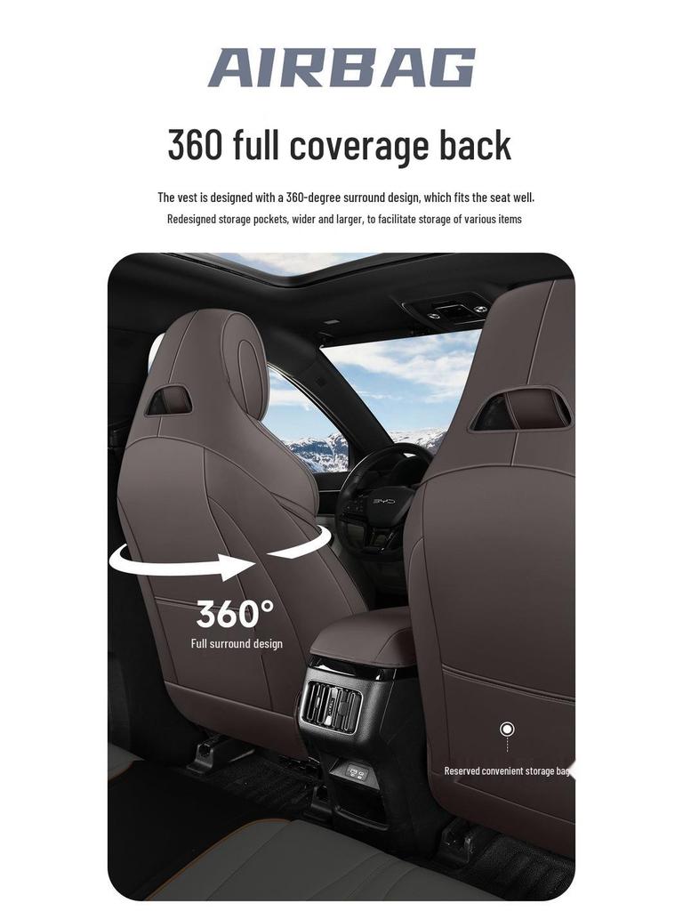 BYD Song Plus DMMI EV Sätesskydd: Fulltäckande, 25-delars set, Biltillbehör, Sitskuddar