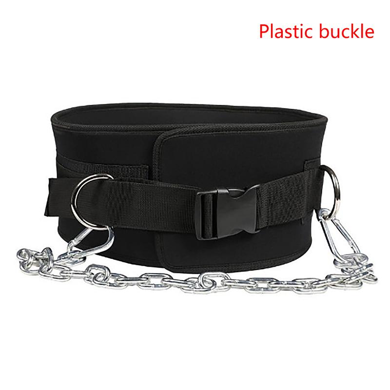 Weight Lifting Dip Belt With Metal Chain Useful Gym Belt For Gym Training Musculation Exercise Pull Up Chin Up