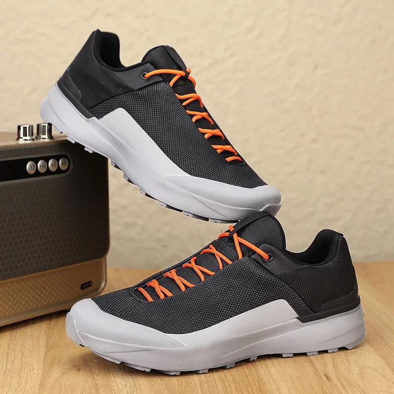 Anti Slip Men Hiking Shoes Lightweight Breathable Climbing Trekking Shoes Waterproof Walking Sneakers Male Casual Sports Shoes