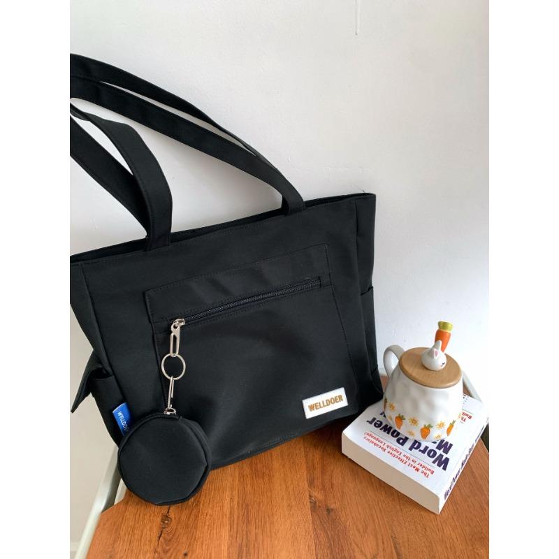 

Холщовая сумка Женская сумка через плечо Японская простая Сумка большой вместимости Сумка для переноски книг Сумка для занятий Студенты Сумка для пропущенных уроков.