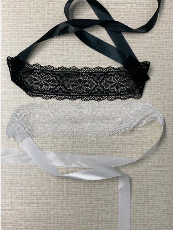 Set Lenjerie Milian Temptation: Mască de ochi din dantelă, Curea lanț de câine, Pălărie de poliție și Jucării amuzante pentru urechi