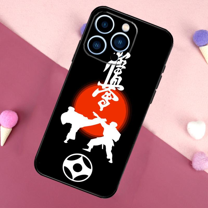 Oyama Kyokushin Karate Case For iPhone 16 Pro Max 11 12 13 Mini 14 15 Pro Max 16 Plus XR 16e Phone Back Cover