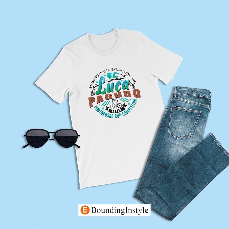 Pixar Luca Shirt, Portorosso Cup Competitor, Luca Paguro Shirt, Disney Company Logo Tee, Disney World Family Shirts, Disneyland T-Shirts S