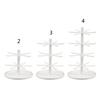 Standing Earring Necklace Holder 2/3/4-Tiers Hanging Jewelry Organizers Display Stand Jewelry Storage Display Tower Rack