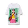 Fashion Style 2024 Summer New Women's Clothes Loose Print Pattern Casual All-Matching round Neck Short Sleeve T-shirt 1131325