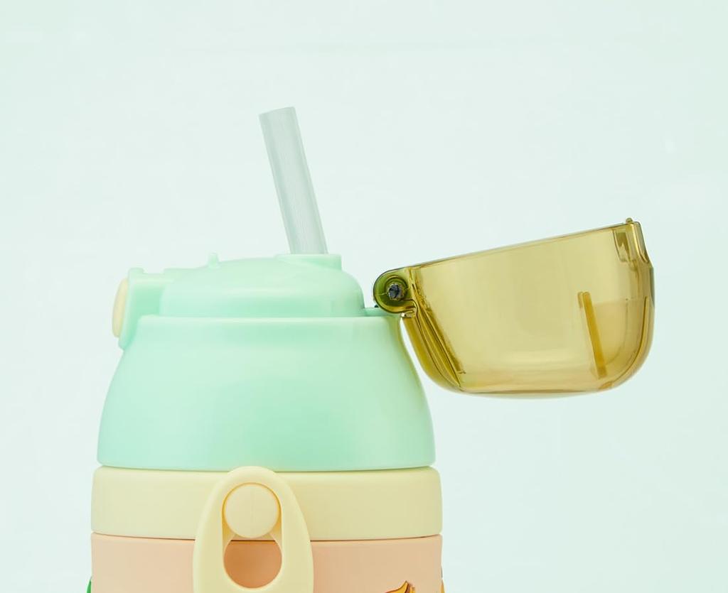 Skater Stainless Steel Water Bottle 380ml Straw Drinking 3D My Neighbor Totoro Vegetable Color Ghibli SSPV4 Children's