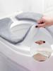 38*10cm Toilet Seats Washable And Reusable Bathroom Toilets Soft Warmer Mat Cover Pad Covers Household Merchandises Accessories