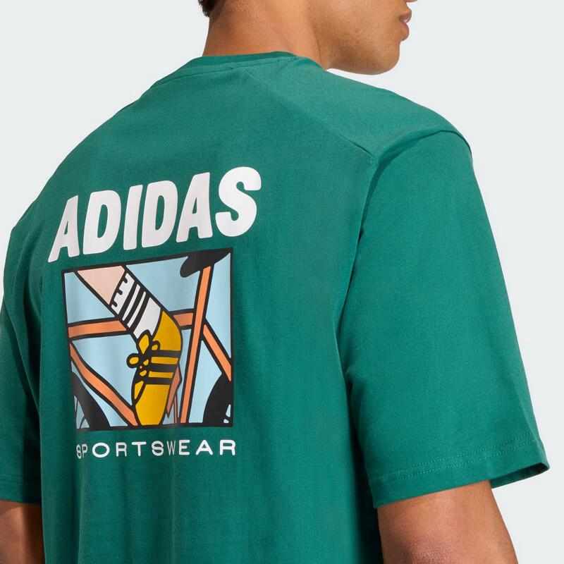 adidas Men's Cartoon Print Short Sleeve T-Shirt