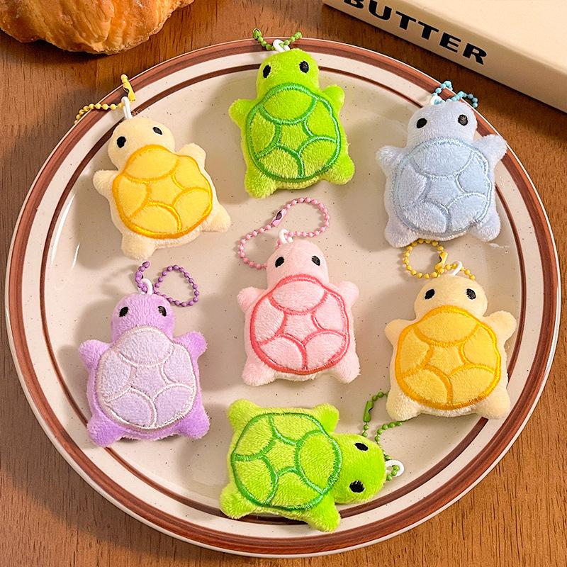 Creative Green Turtle Plush Keychain & Backpack Charm - Perfect for Events and Gifts