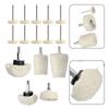 Wool Wheel Buffing Pad Drill Kit Replacement Polishing Cloth Wheel Polishing Grinding 15pcs Set Accessories Practical