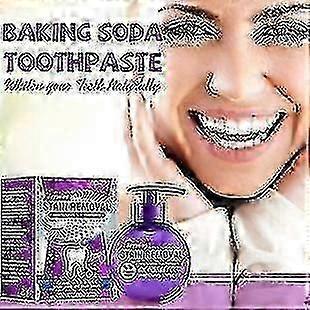 Jaysuing Blueberry Passion Fruit Brightening Teeth Toothpaste - Baking Soda Pressed Oral Care |