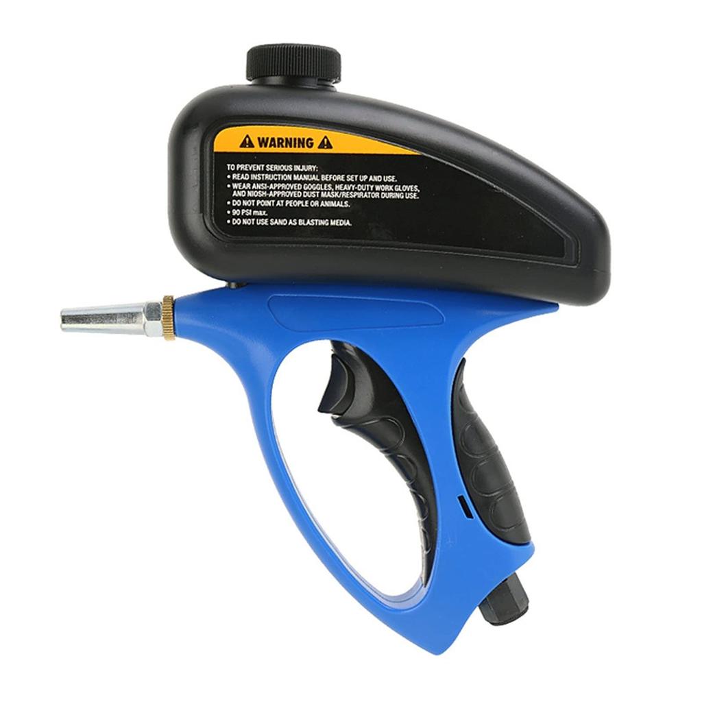 1pc Manual Pneumatic Sandblaster Gun - Air-Powered Sand Blaster with Small Nozzle for Rust Removal Sand Smedia Blasting