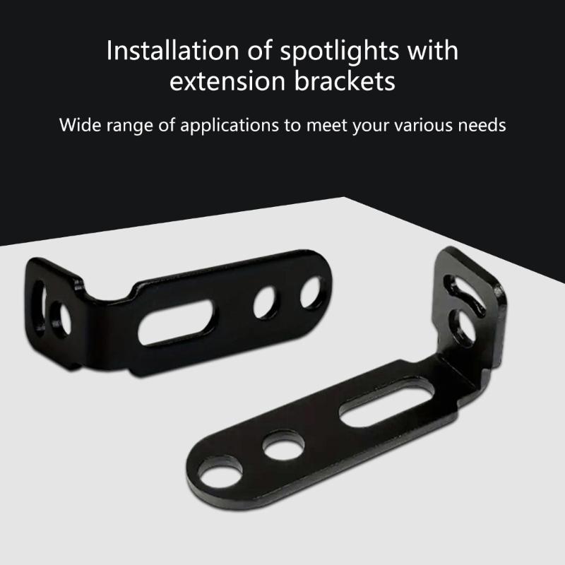 Motorcycle Light Bracket Bike Light Mounting Bracket Reinforced Construction Quick Assembly Shockproof Compacts Size