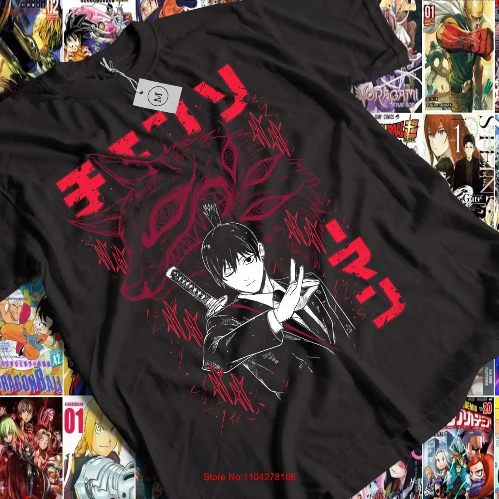

Chainsaw Man T Shirt Aki Hayakawa Power Makima Horror Anime All Size vintage Washed Top For Everyday Wear Casual Stretched 5XL різнокольоровий