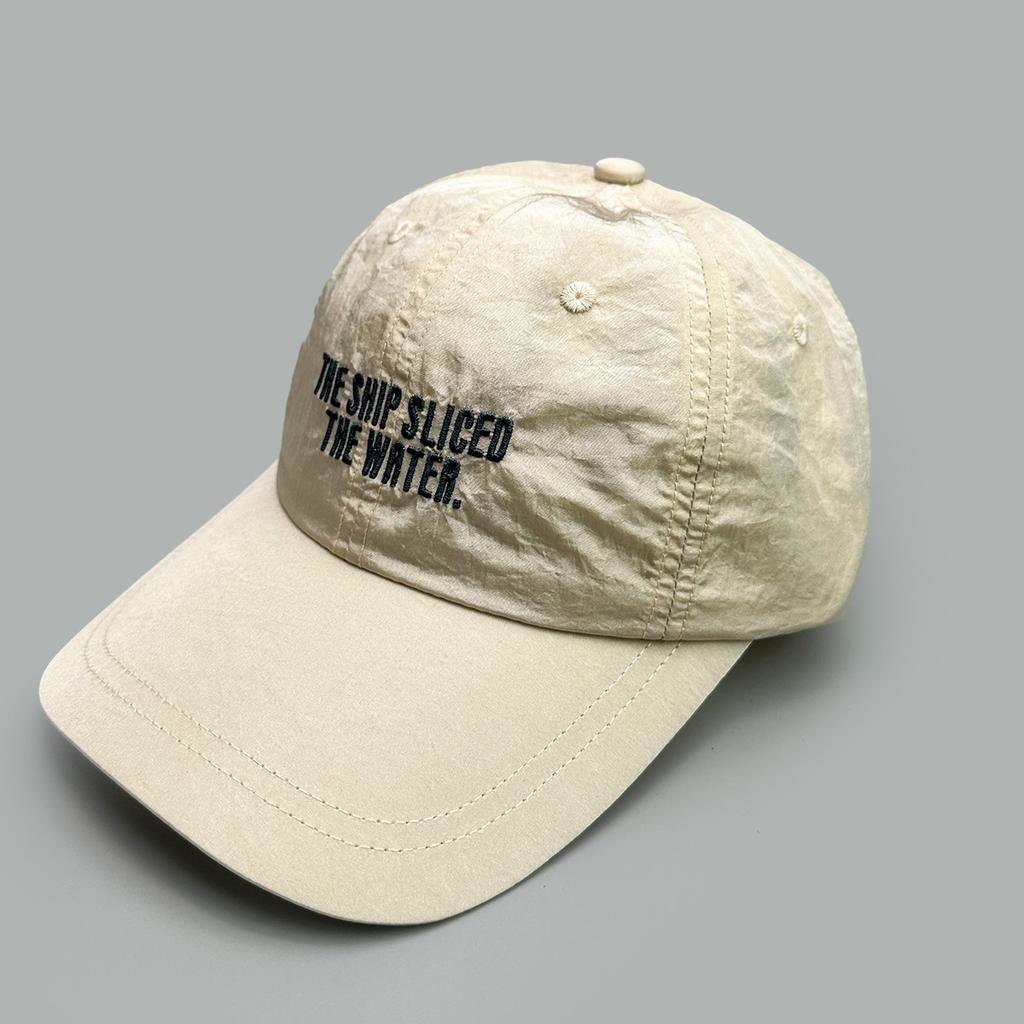 Face Small Embroidery Letters Quick-Drying Sunshade Baseball Cap Men'S And Women'S Simple Outdoor Leisure Cap
