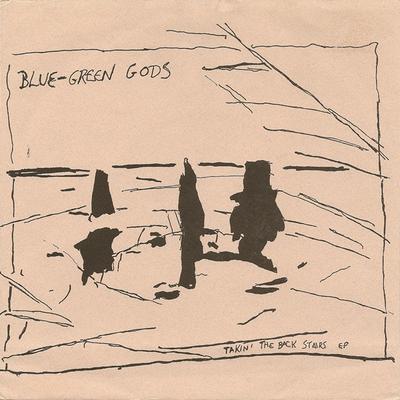 7inch Record BLUE-GREEN GODS - Takin' The Back Stairs EP JET021 Jettison 1992 US Rock Used