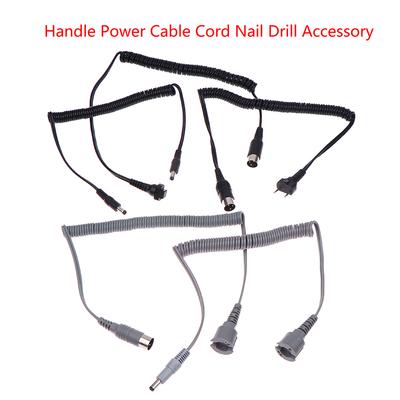 1Pcs 3-Pin 9Mm 6Mm Marathon Strong 210 204 90 105L 102L Handpiece Power Cable Electric Manicure Drill Accessorie
